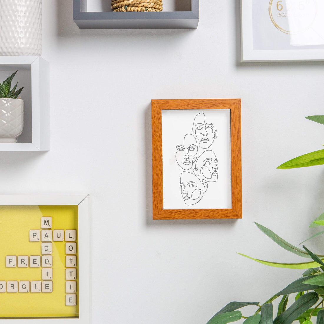 Nicola Spring Box Photo Frame - 4x4&quot; - Blue