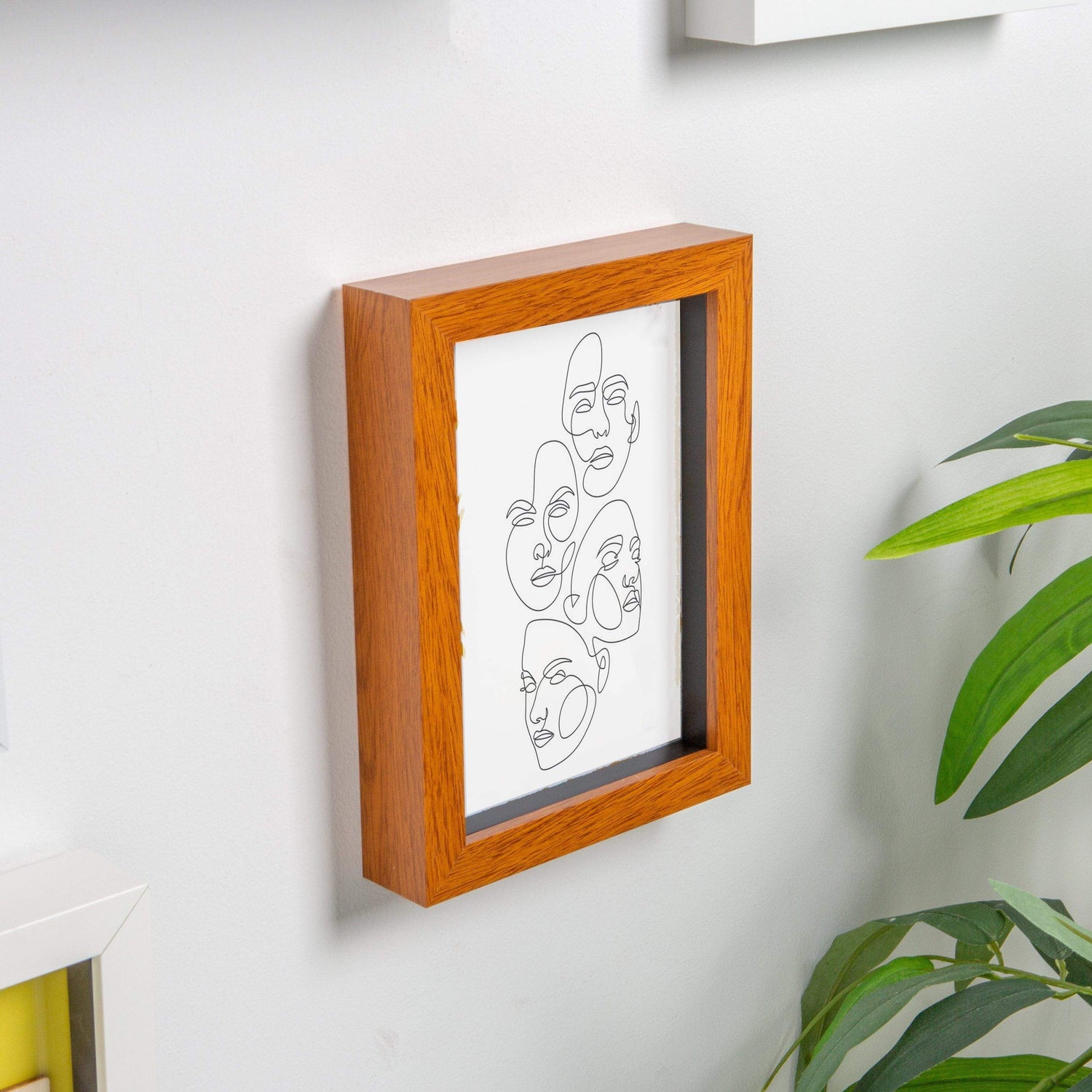 Nicola Spring Box Photo Frame - 5x7 - Dark Wood