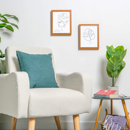 Nicola Spring Box Photo Frame - 8x10 - Dark Wood