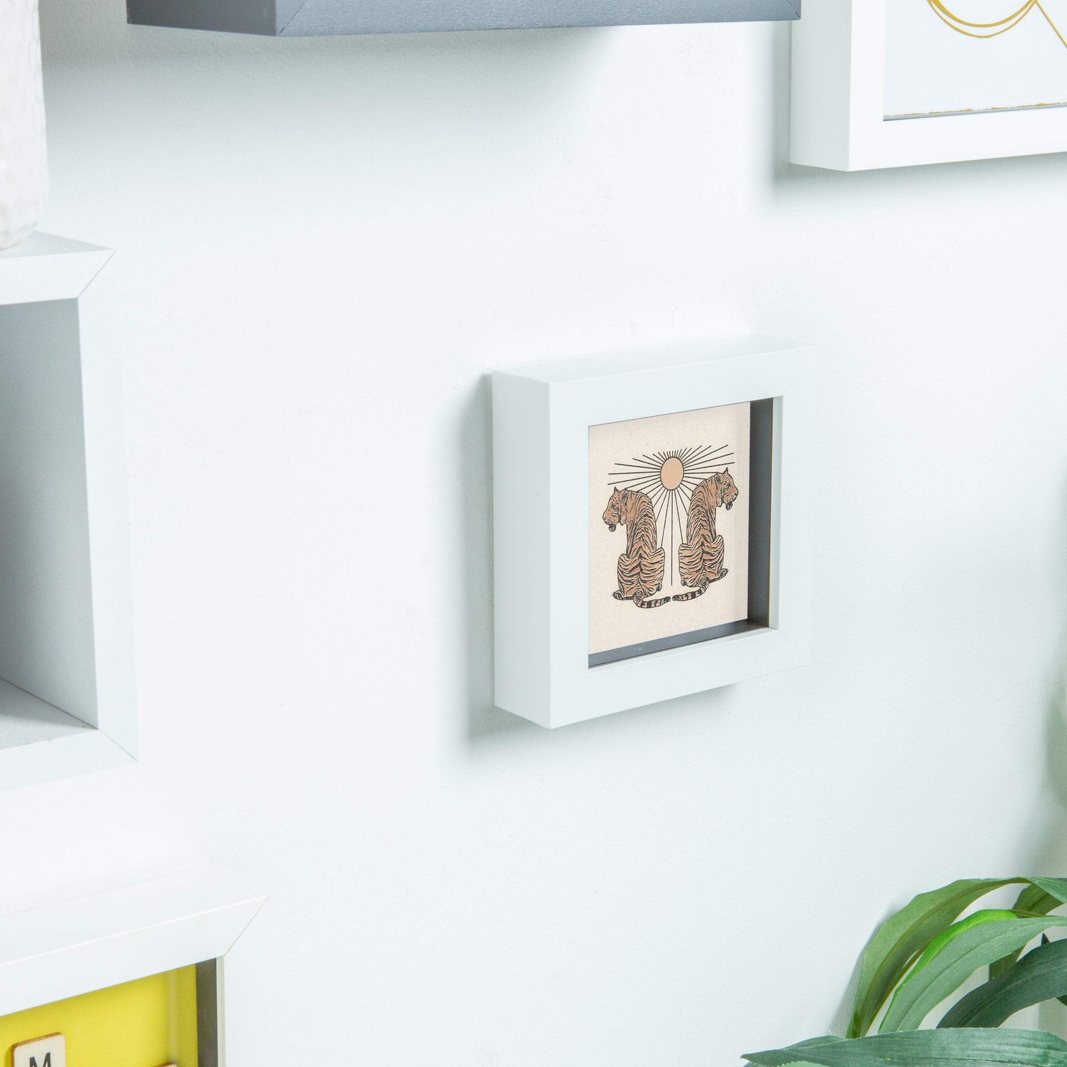 Nicola Spring Box Photo Frame - 4x4 - White