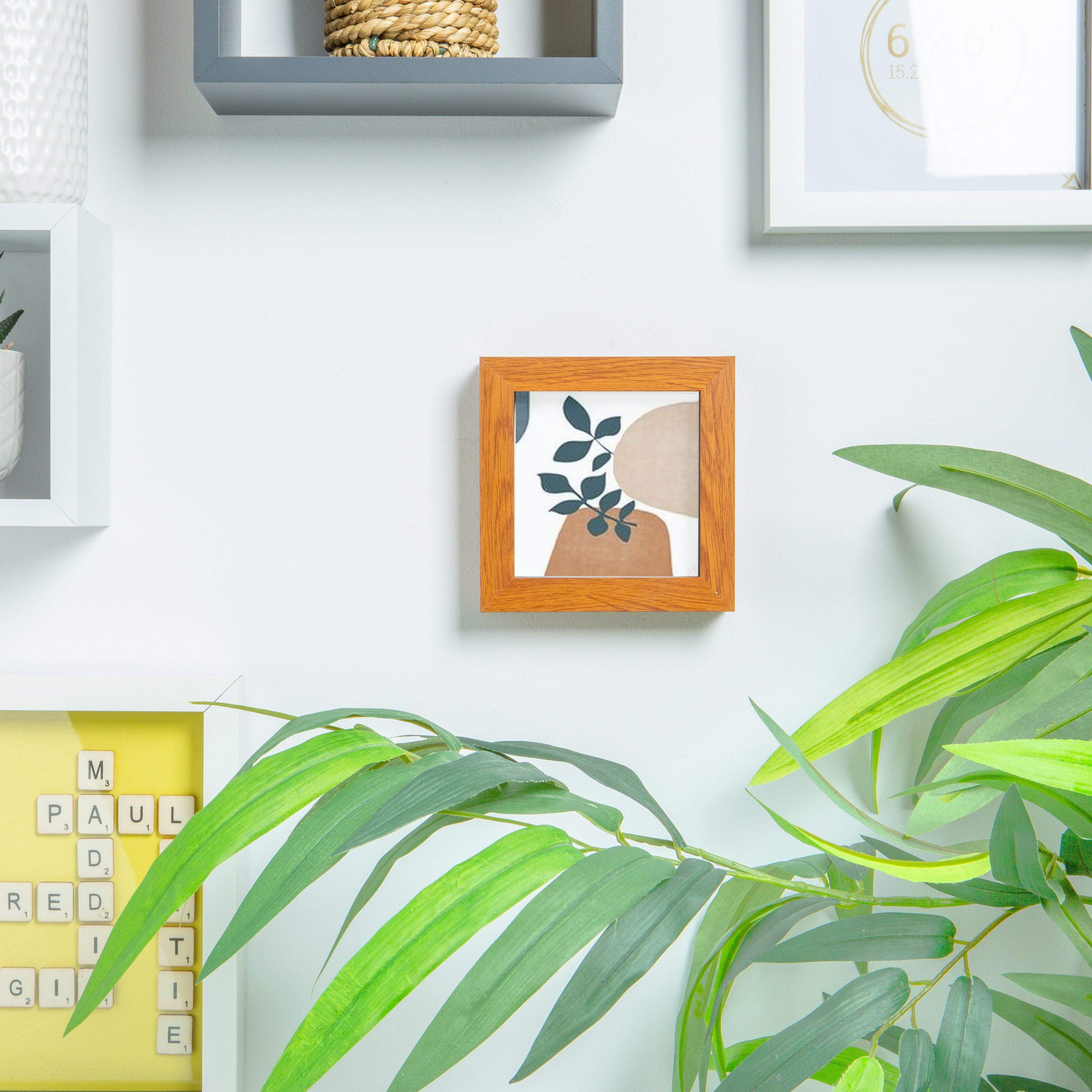Nicola Spring Box Photo Frame - 4x6&quot; - Grey