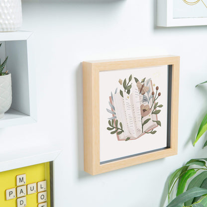 Nicola Spring Box Photo Frame - 8x8 - Light Wood