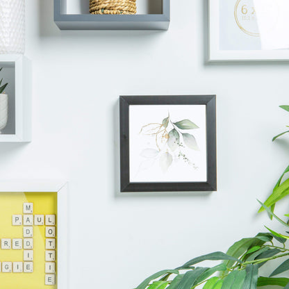 Nicola Spring Acrylic Box Photo Frame - Black - 8 x 12 (A4)