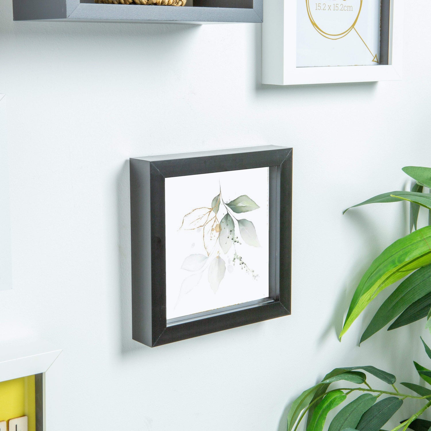 Nicola Spring Box Photo Frame - 6x6 - Black