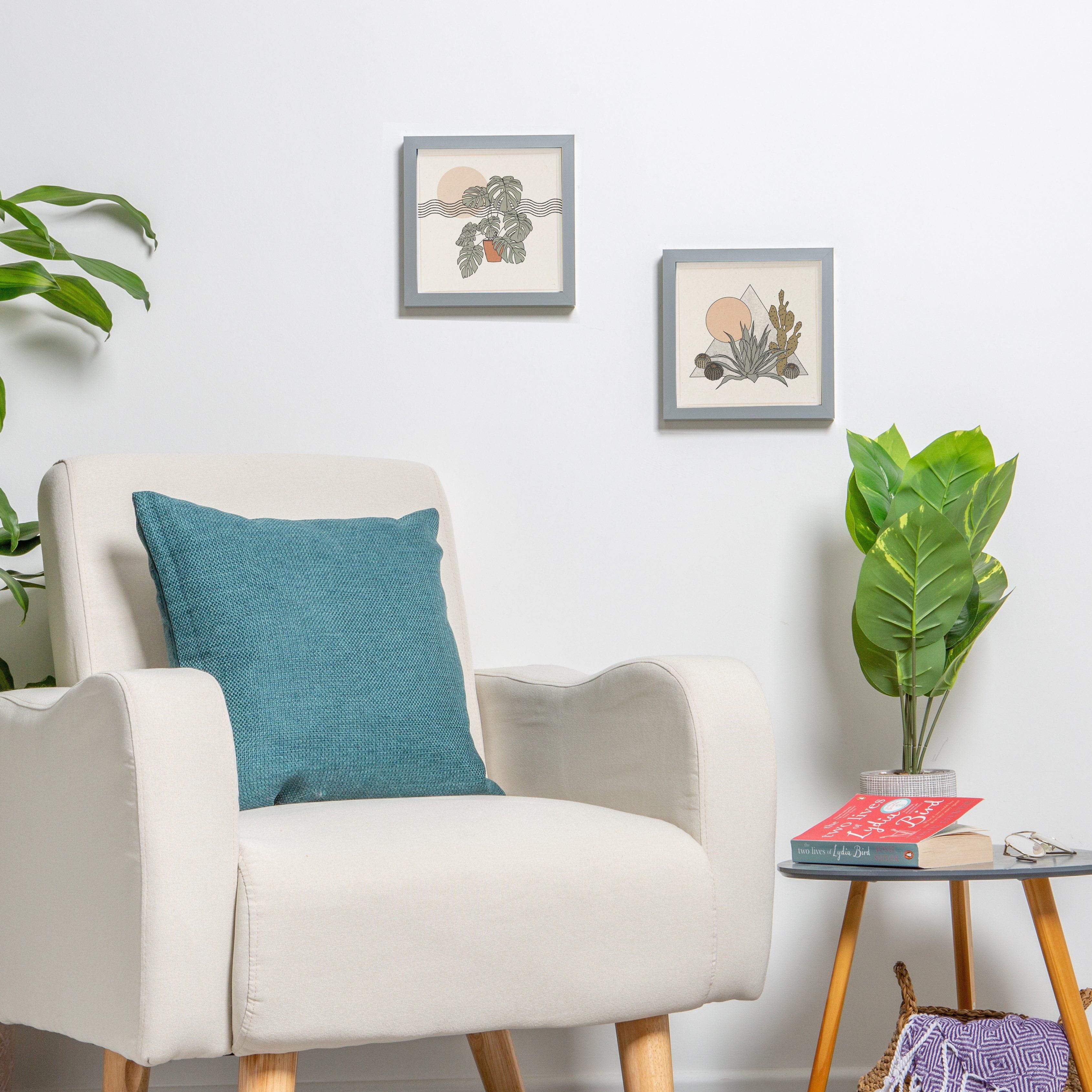 Nicola Spring Box Photo Frame - 8x8&quot; - Grey