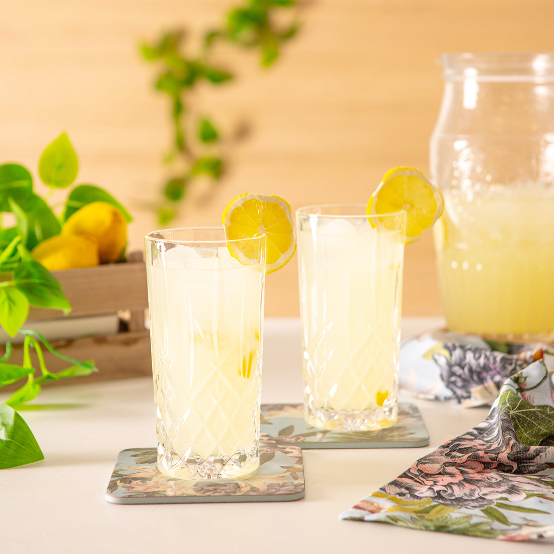 RCR Crystal Orchestra Cut Glass Highball Cocktail Glass - 396ml