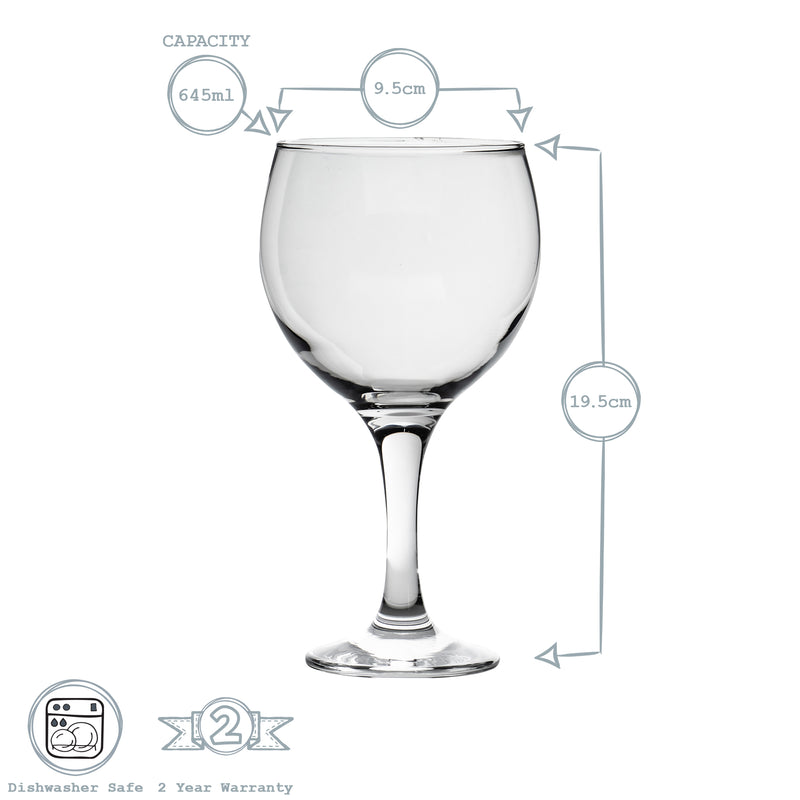 Rink Drink Gin and Tonic Glass 645ml - Pallet of 672