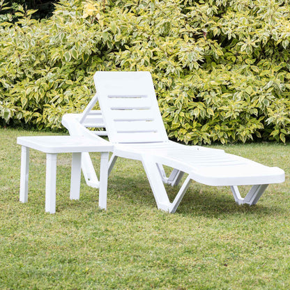 Resol Master Sun Lounger - White