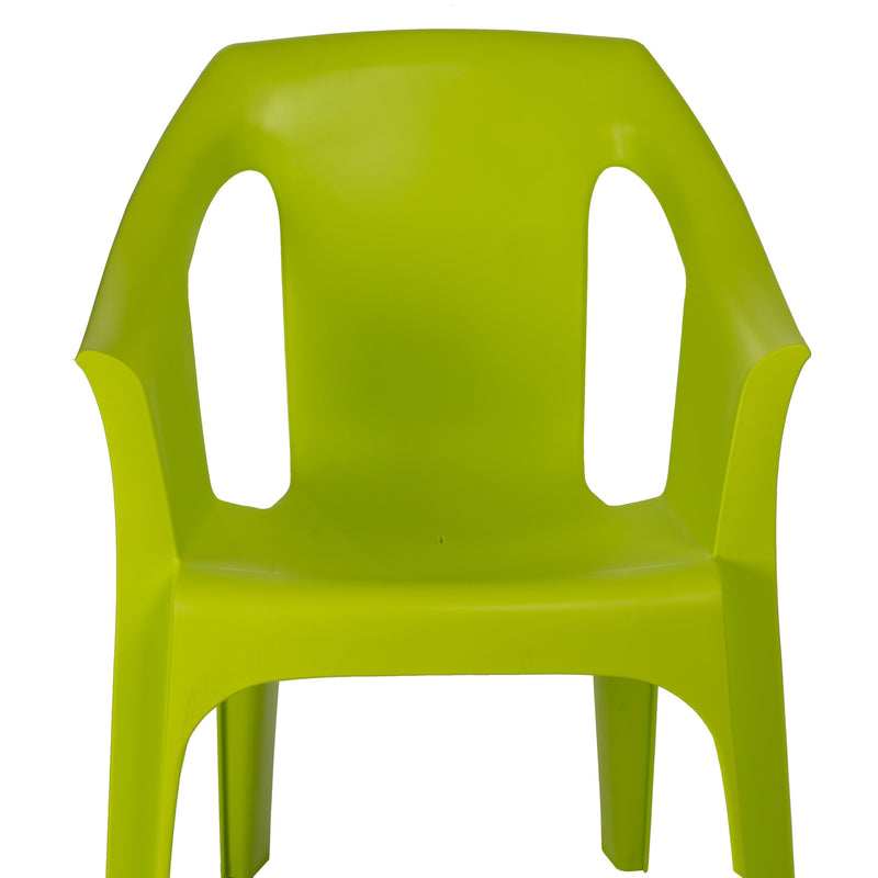 Resol "Cool" Garden Outdoor / Indoor Designer Plastic Chair - Green