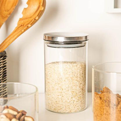 Metal Storage Jar Lid - 10cm - Silver