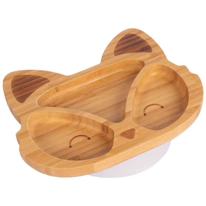 Tiny Dining Children's Bamboo Suction Fox Plate
