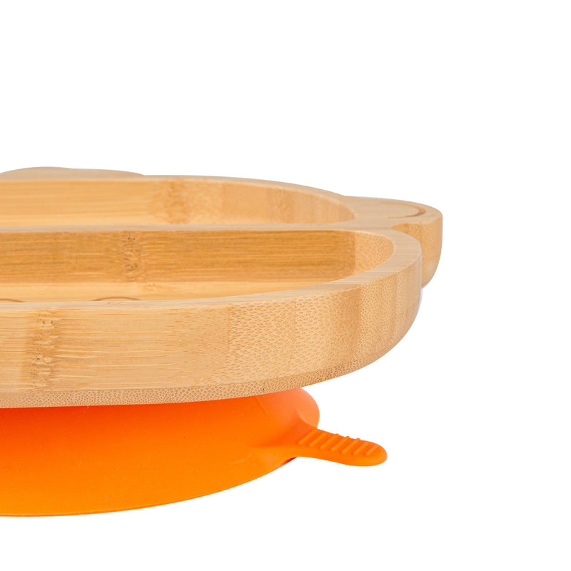 Tiny Dining Children's Bamboo Suction Monkey Plate