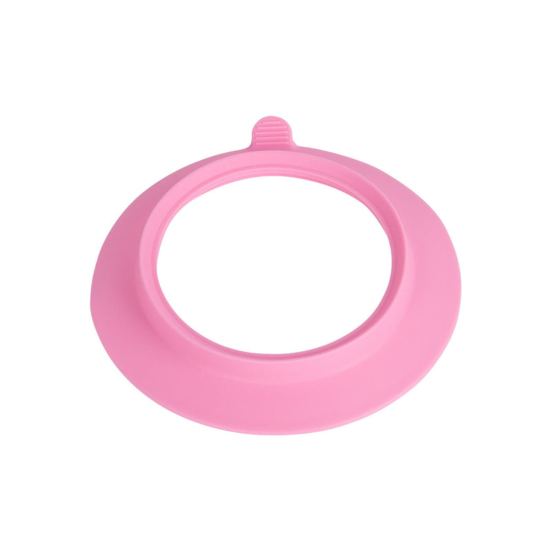 Tiny Dining Children's Bamboo Bowl with Suction Cup - Pink