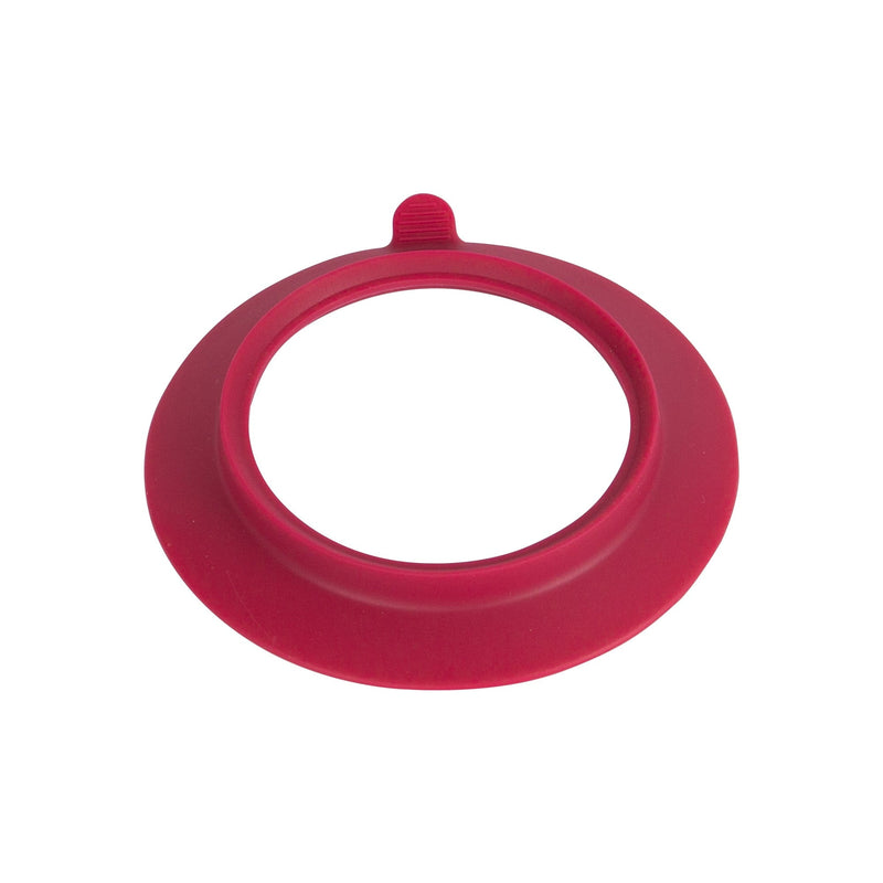 Tiny Dining Children's Bamboo Bowl with Suction Cup - Red
