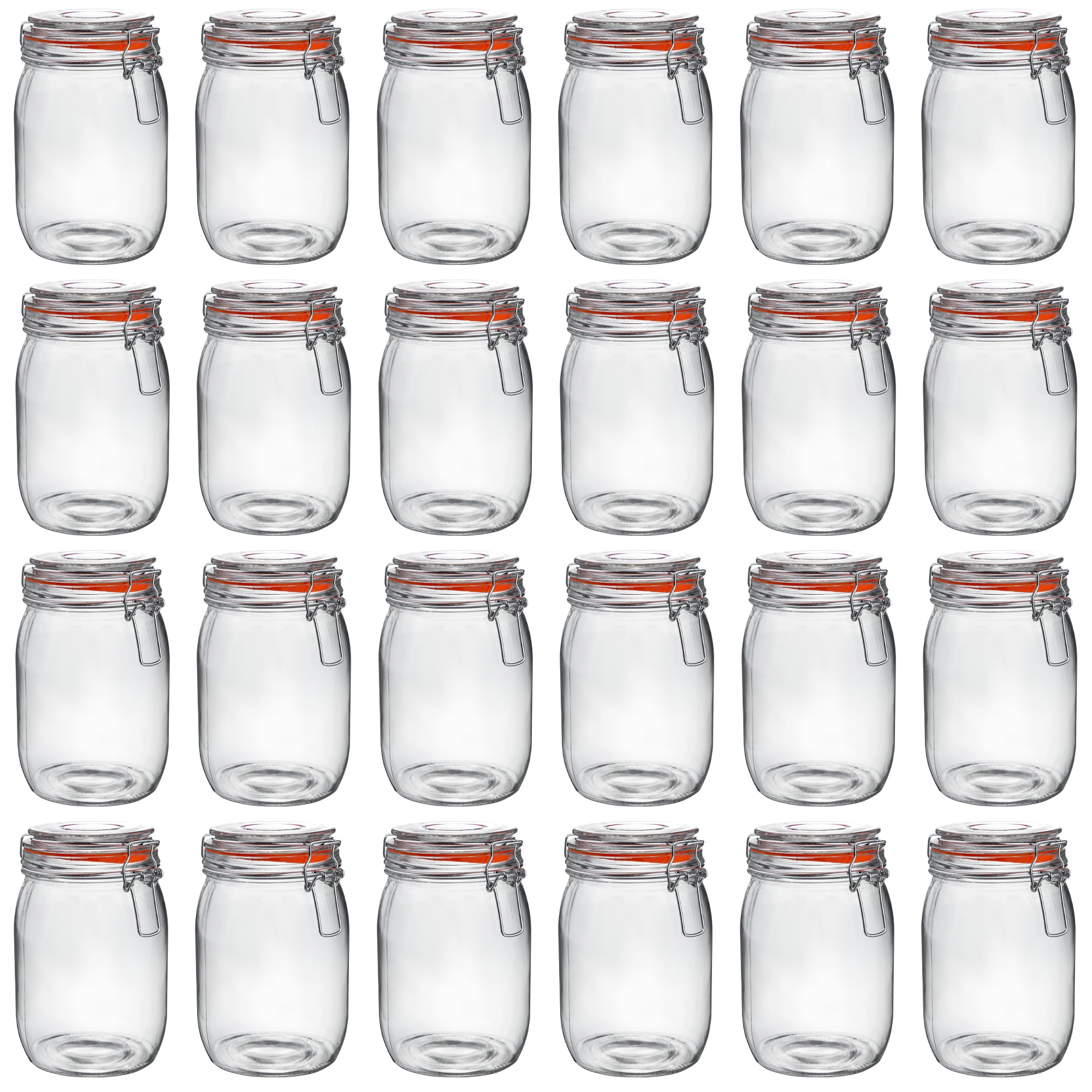 Argon Tableware Glass Storage Jars - 1000ml - Pallet of 576