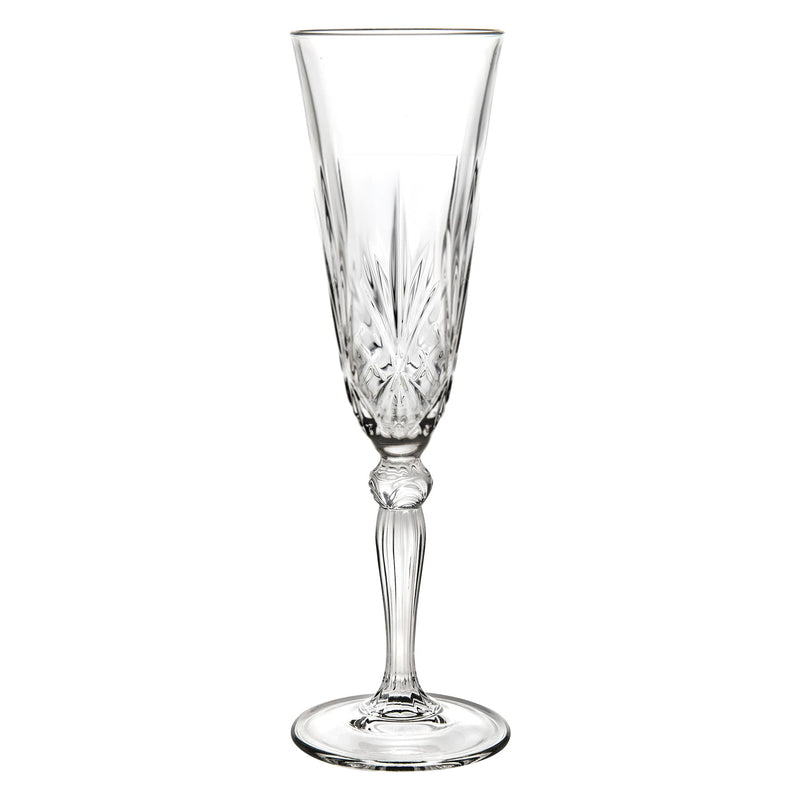 160ml Melodia Glass Champagne Flute - By RCR Crystal