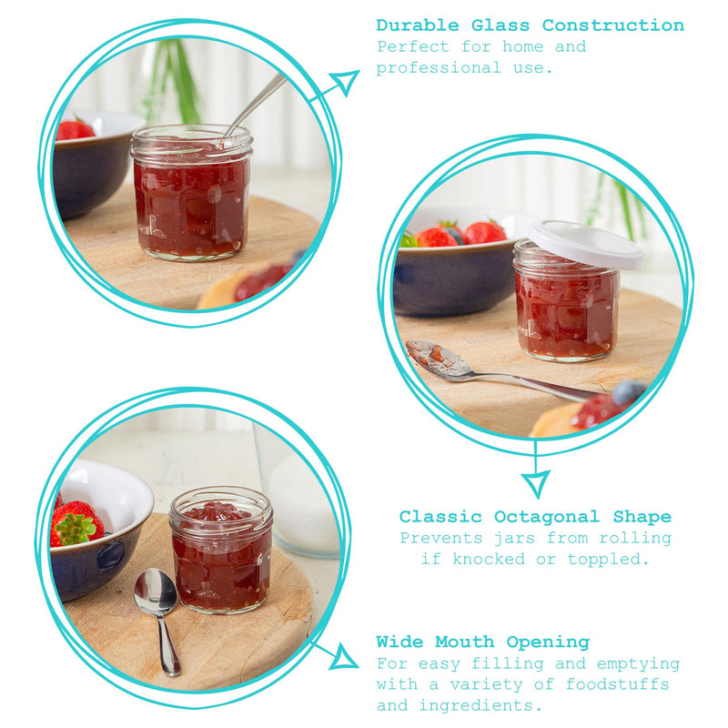 150ml Glass Jam Jar - By Argon Tableware