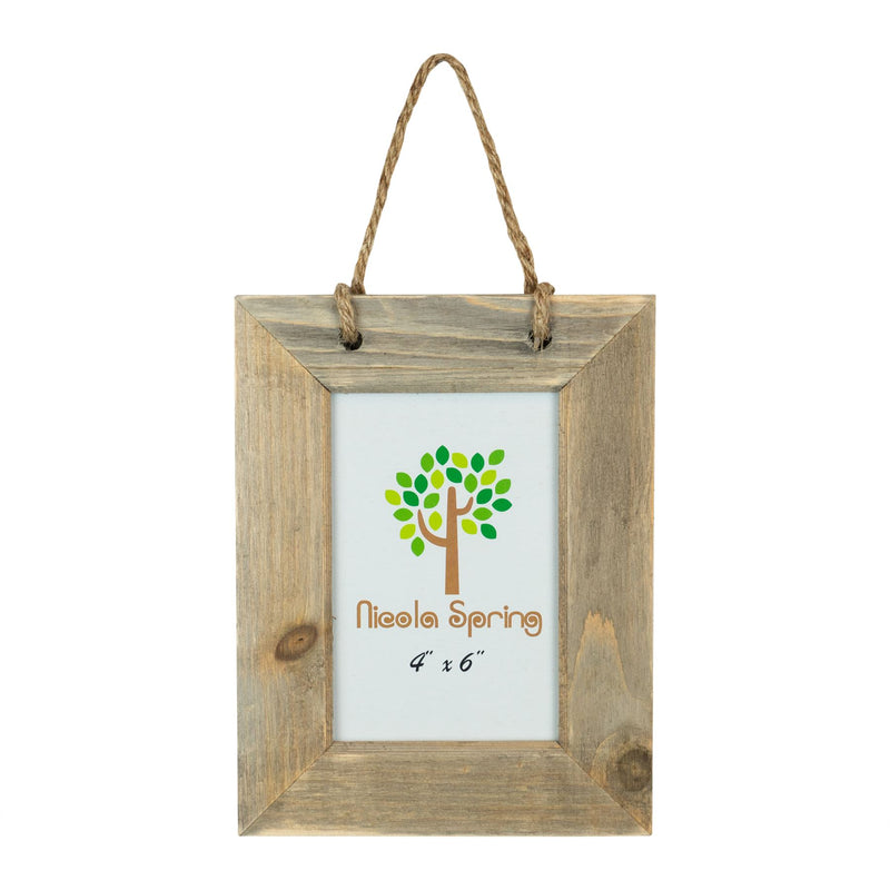 Nicola Spring Wooden Hanging Picture Frame - 4x6
