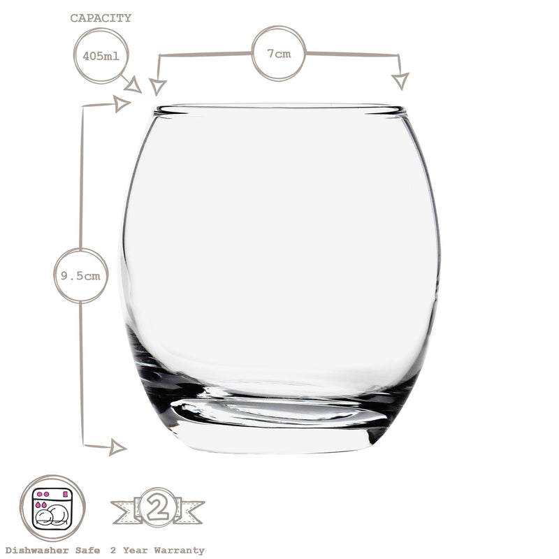 405ml Empire Whiskey Glass - By LAV