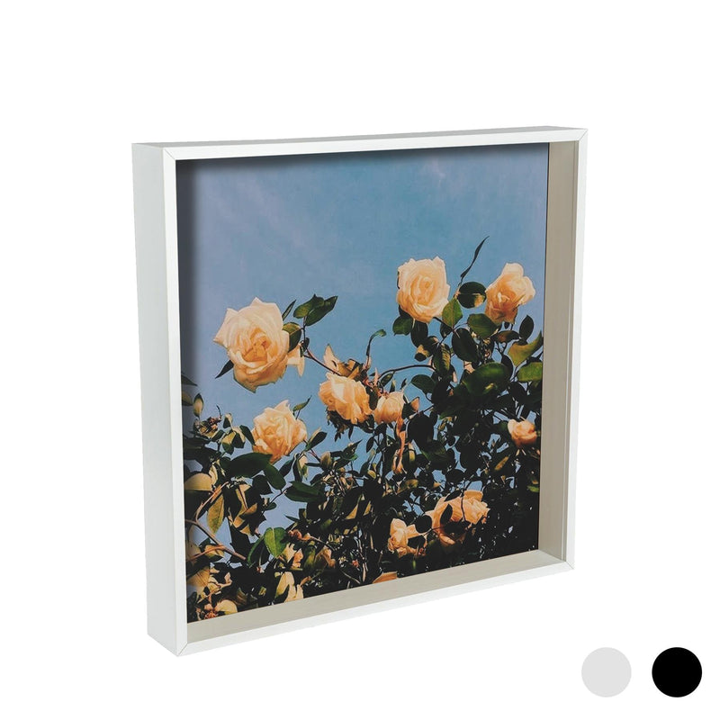 Nicola Spring Deep Box Photo Frame - 16 x 16 - White