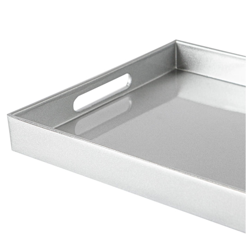 Argon Tableware Rectangle Serving Tray - Centre Piece - 34.5cm - Silver