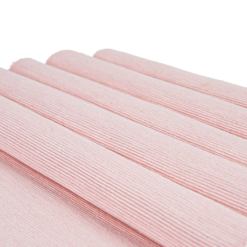 Nicola Spring Ribbed Cotton Placemat - Baby Pink