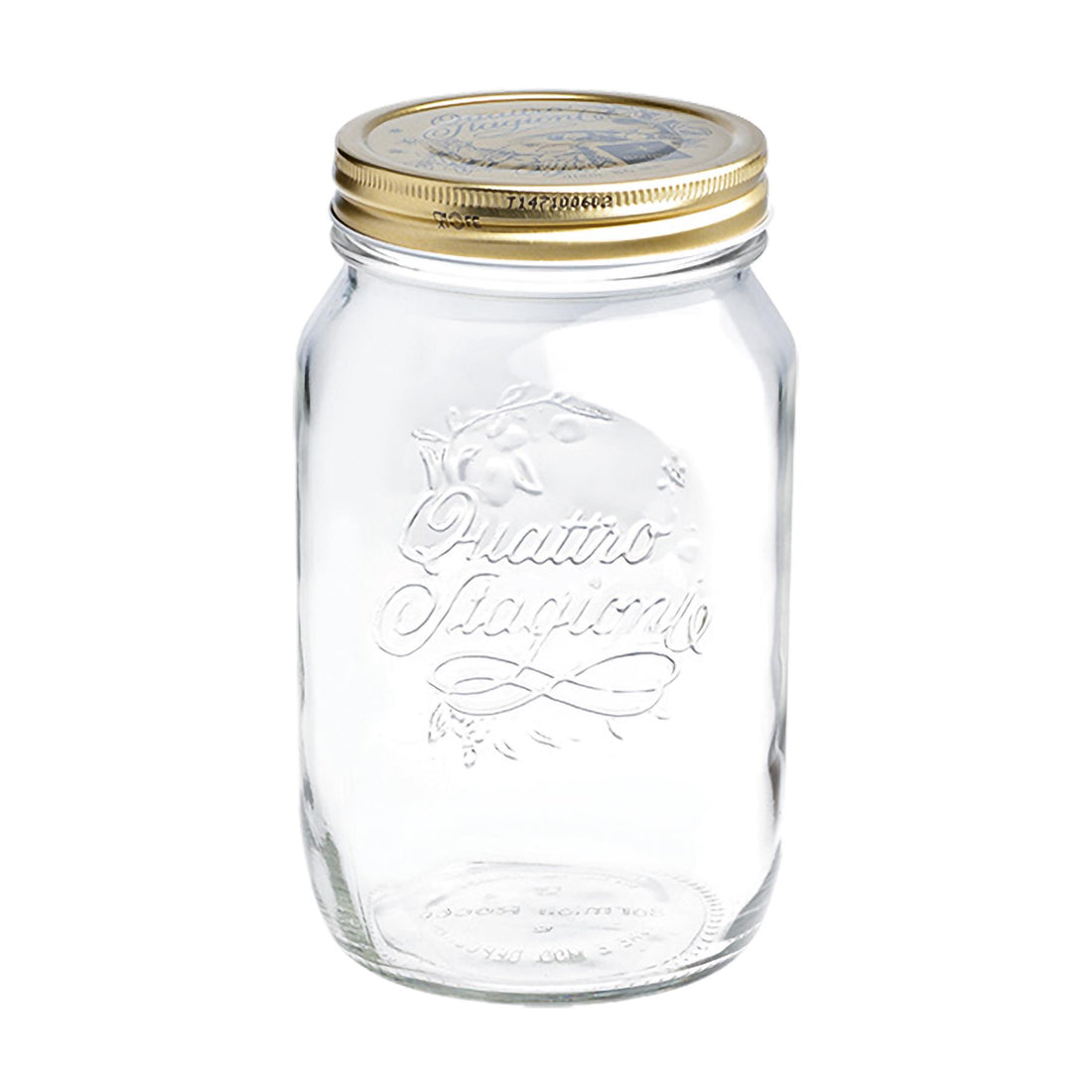 Quattro Stagioni Glass Storage Jar - 1.5 Litre