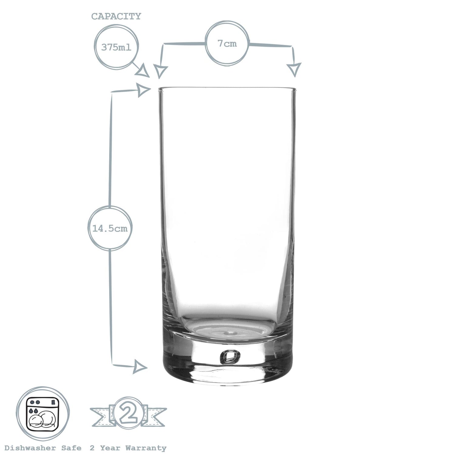Bormioli Rocco Barglass Highball Glass - 375ml