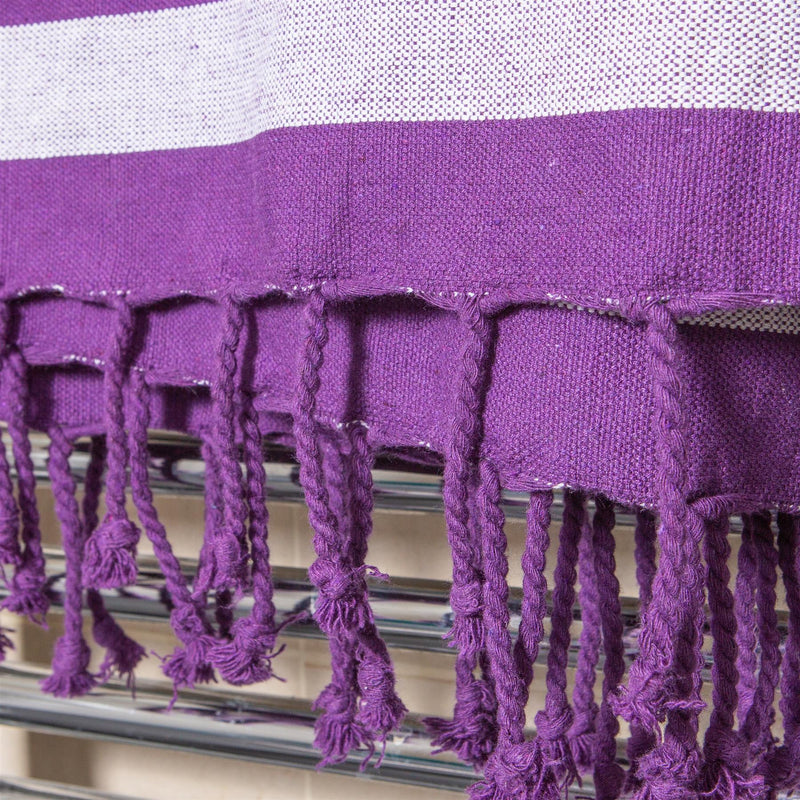 Nicola Spring Deluxe Turkish Cotton Bath Towel - Purple
