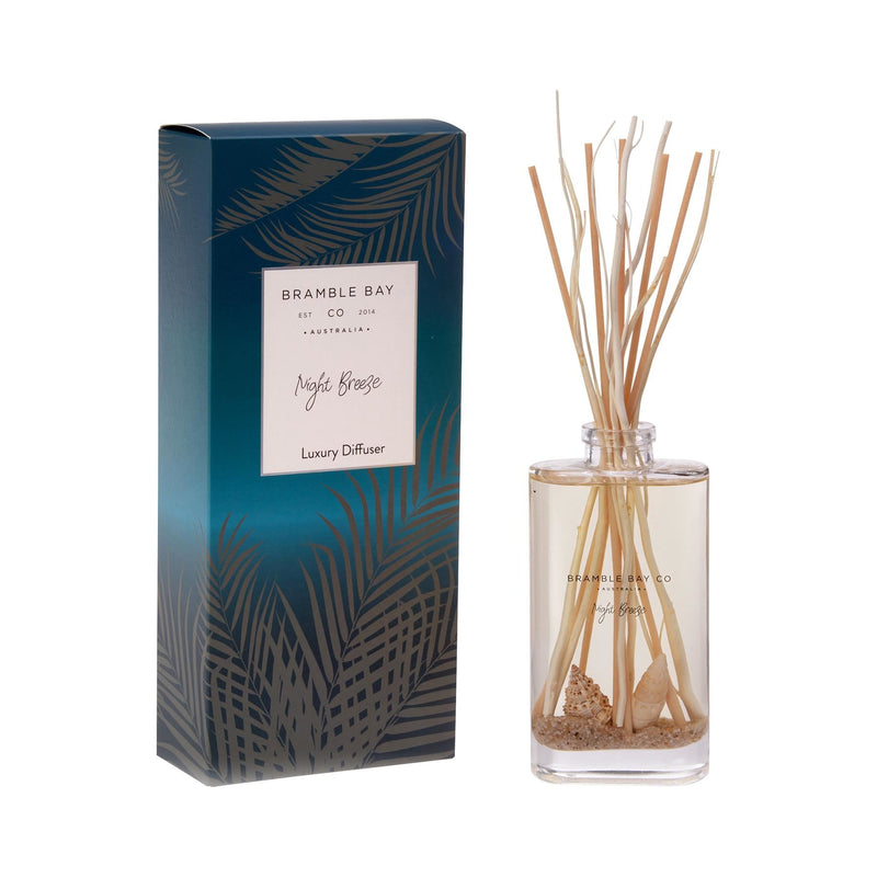 150ml Night Breeze Oceania Scented Reed Diffuser - By Bramble Bay
