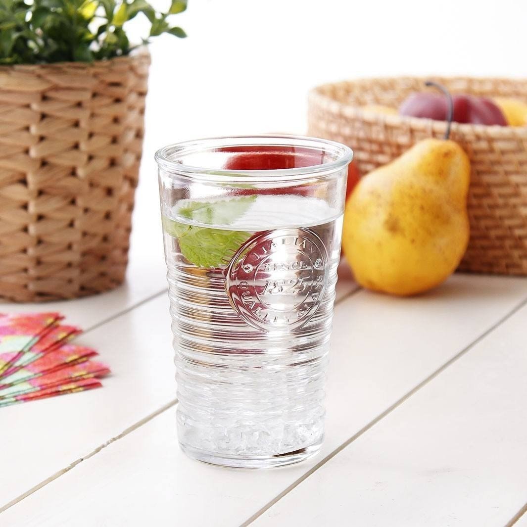 Bormioli Rocco Officina 1825 Vintage Glass Drinking Tumbler - 325ml