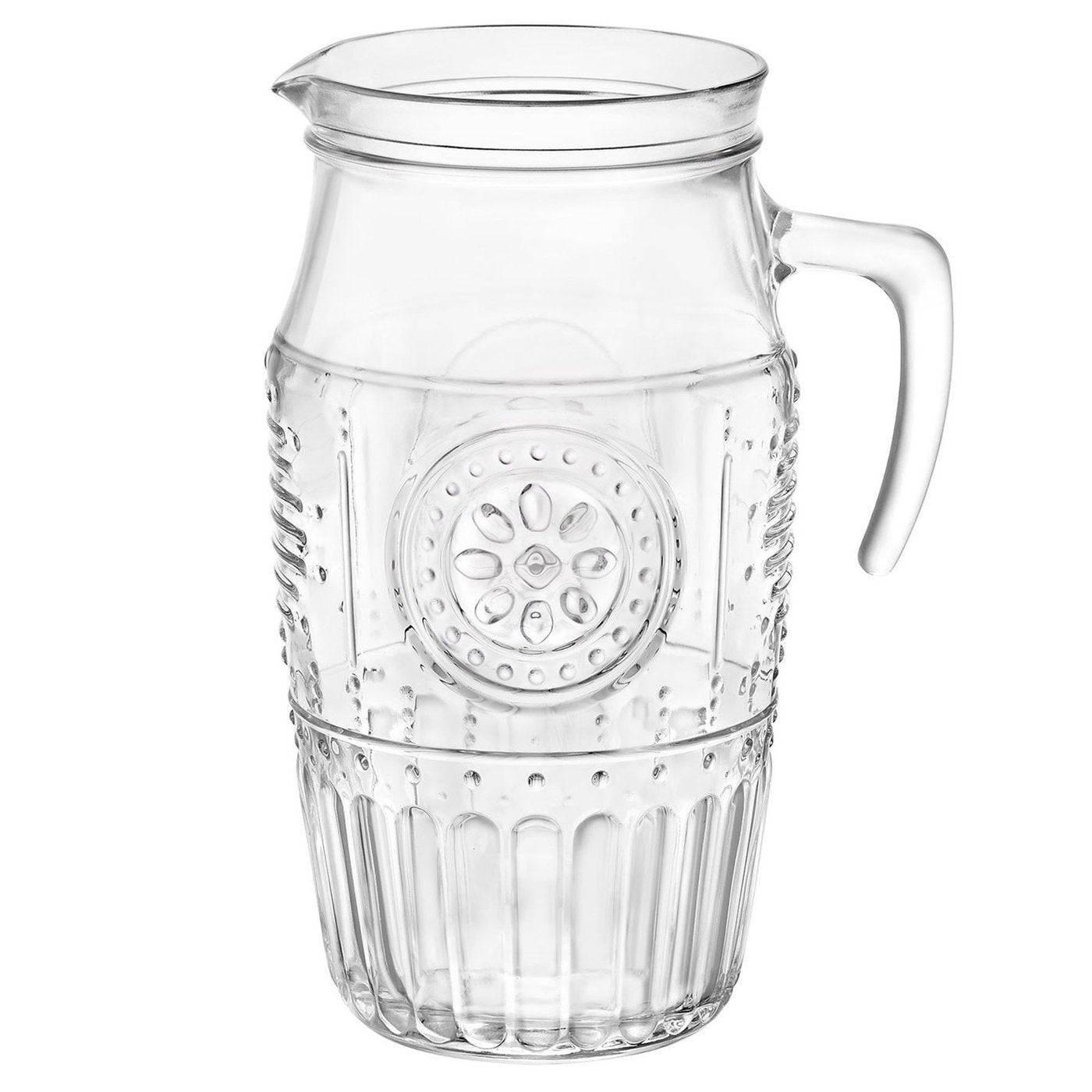 Bormioli Rocco Romantic Glass Water / Juice Serving Jug - 1600ml