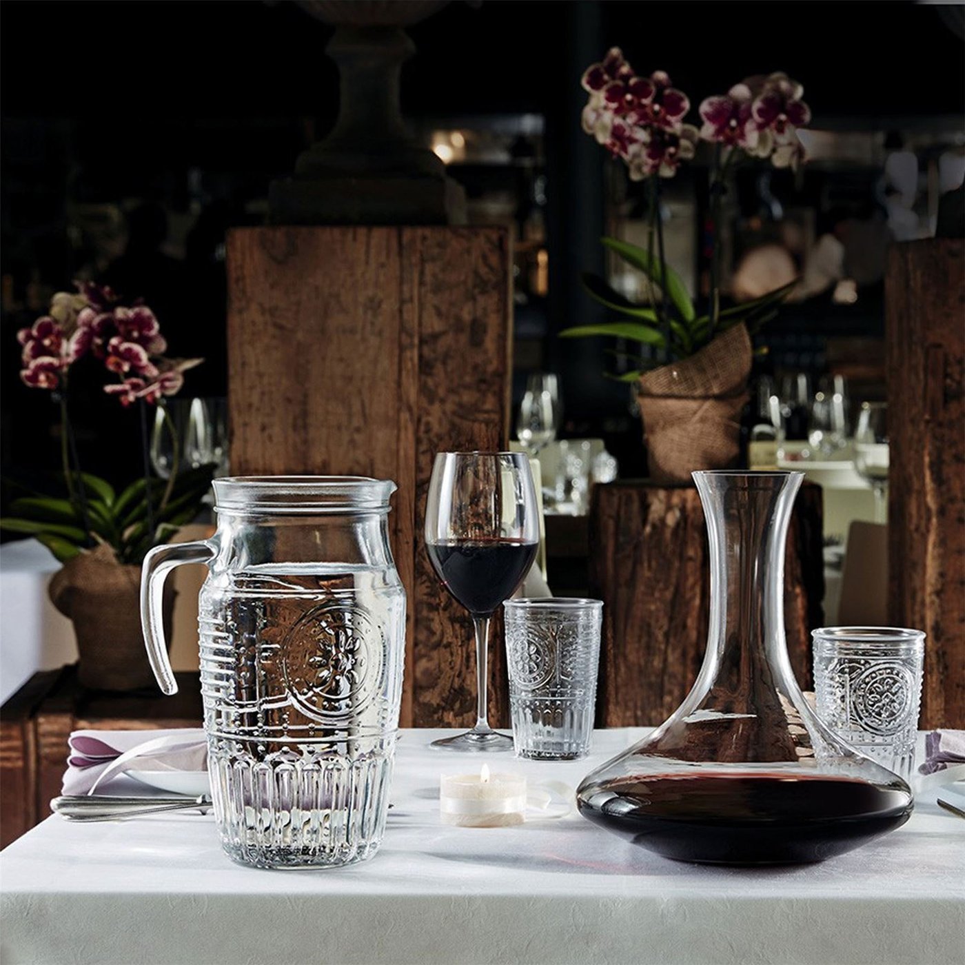 Bormioli Rocco Romantic Glass Water / Juice Serving Jug - 1600ml