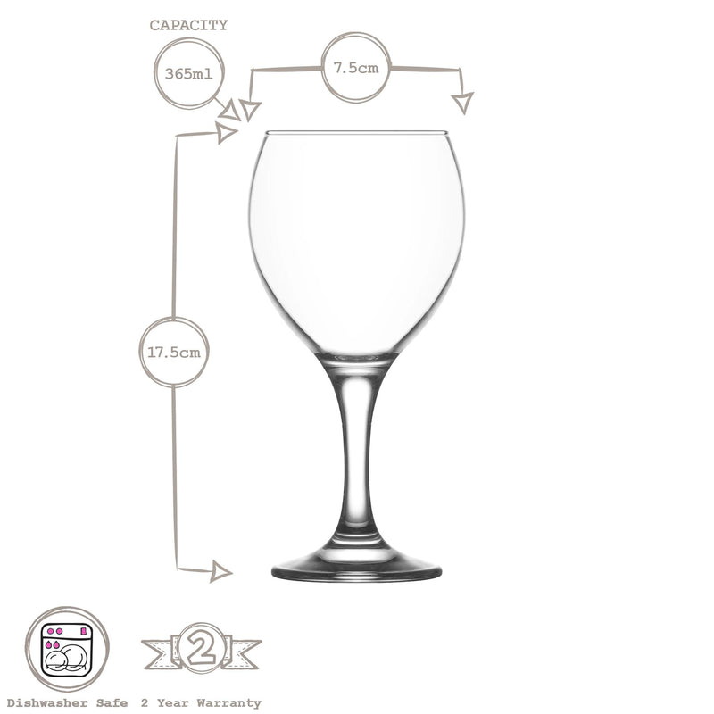 365ml Misket Red Wine Glass - By LAV