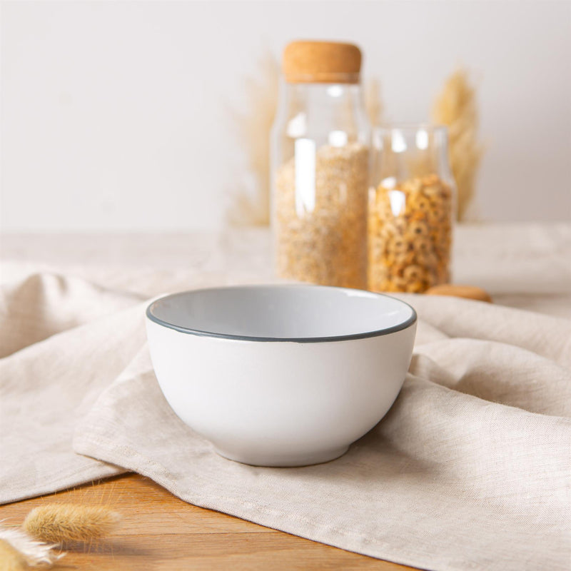 Stoneware Cereal Bowl - 14cm - by Nicola Spring