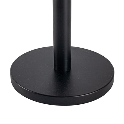 Harbour Housewares Vintage Steel Kitchen Roll Holder - Black