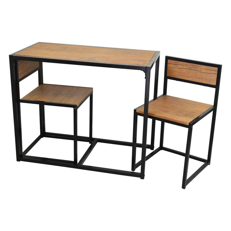 Harbour Housewares 2 Person Space Saving, Compact, Kitchen Dining table & Chairs Set