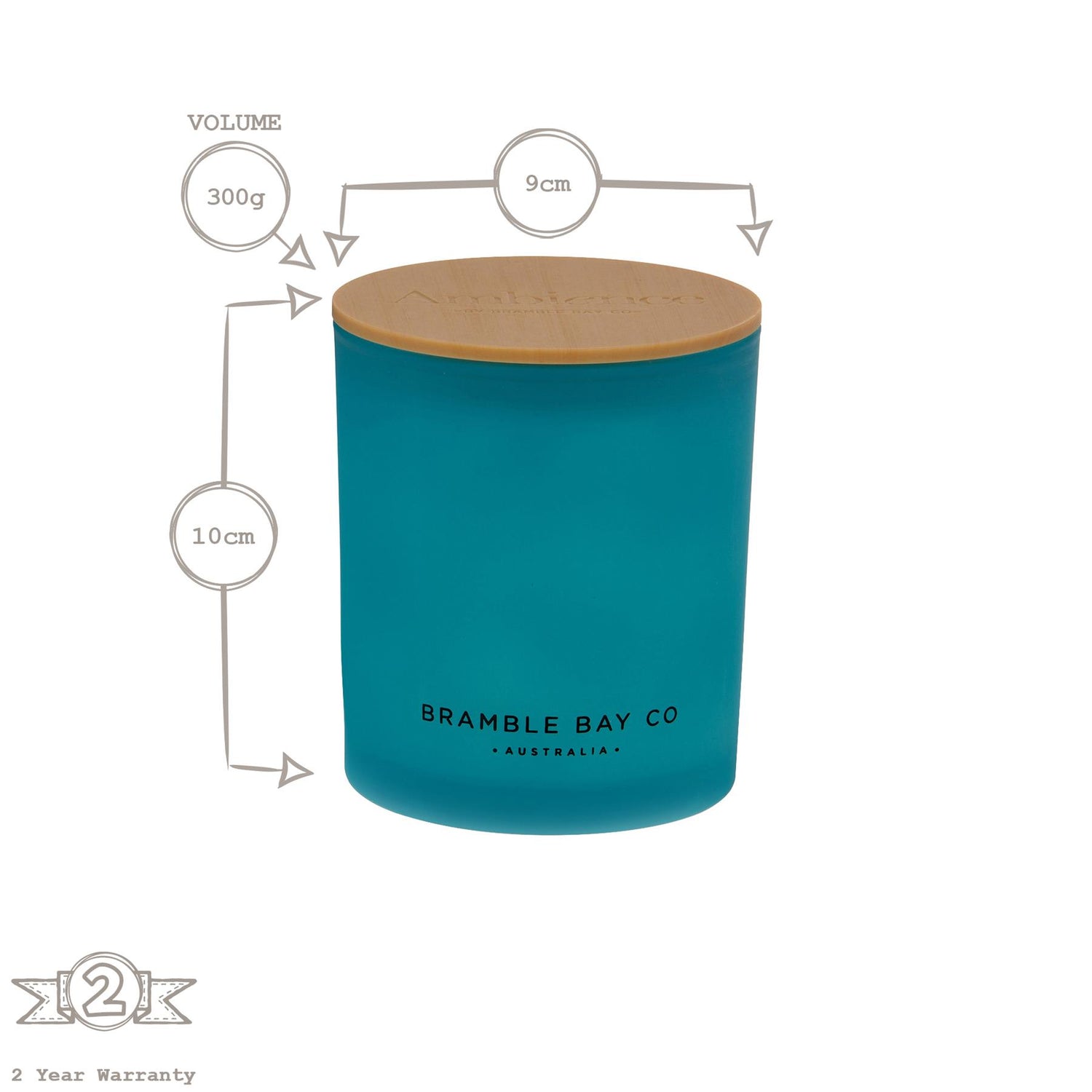 300g Morning Mist Oceania Soy Wax Scented Candle