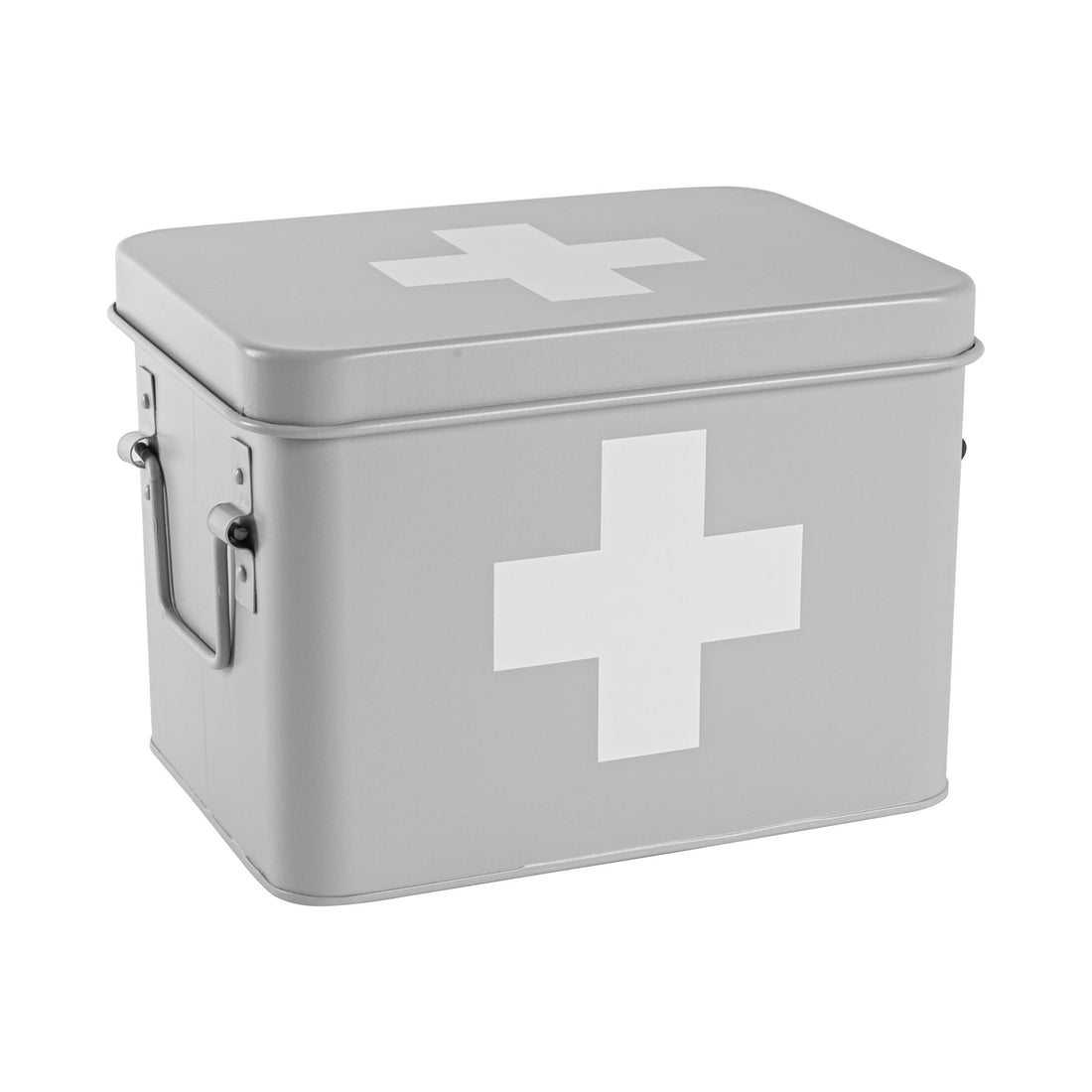 Harbour Housewares Vintage First Aid Storage Canister - Grey