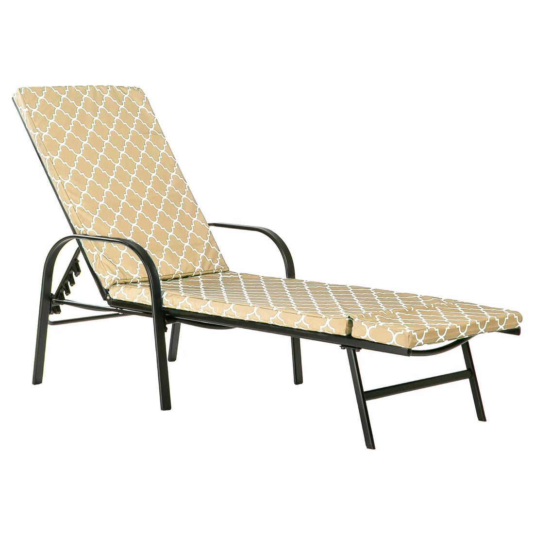 Sussex Sun Lounger Cushion - Beige Moroccan