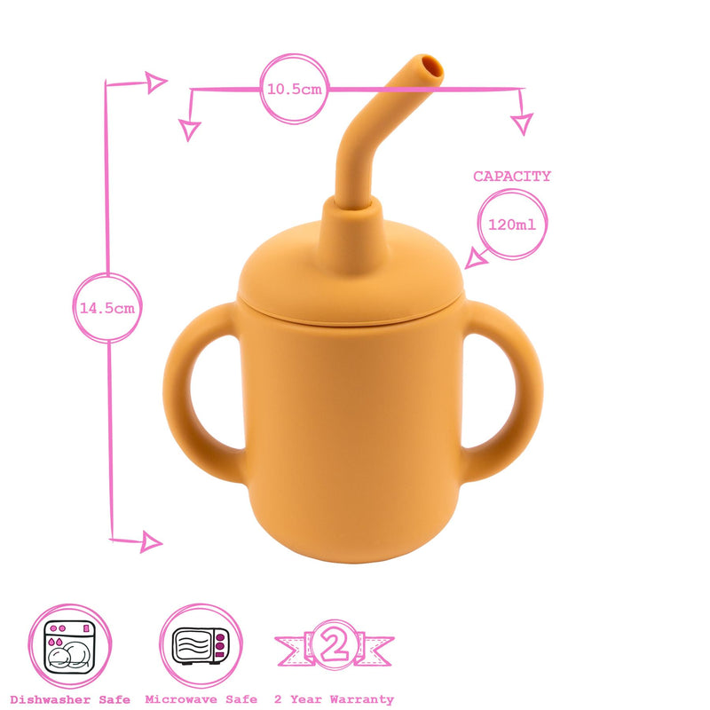 120ml Baby Silicone Sippy Cup - By Tiny Dining