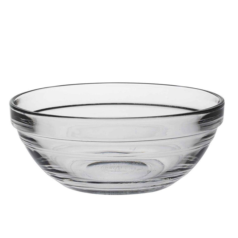Duralex Lys Clear Stacking Glass Food Bowl - 120mm