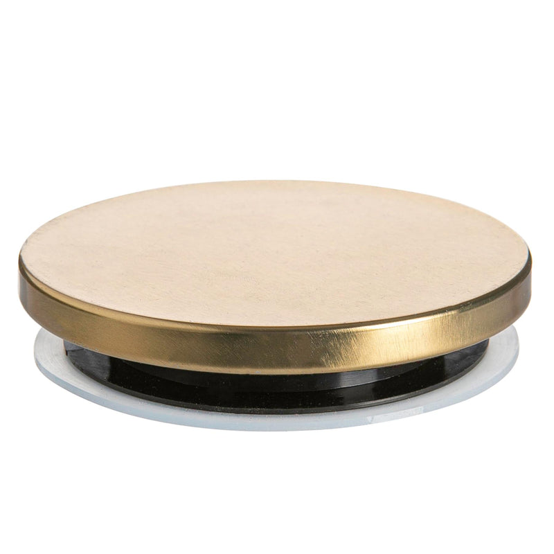 Argon Tableware Glass Storage Jar with Metal Lid - 750ml - Gold