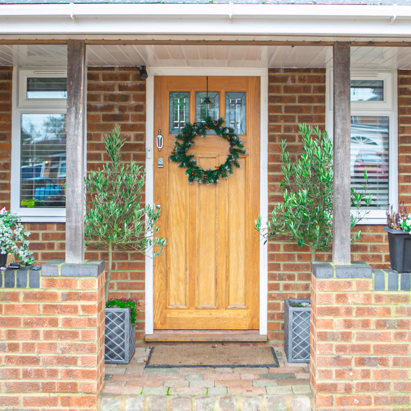 Star Christmas Wreath Door Hanger - By Harbour Housewares