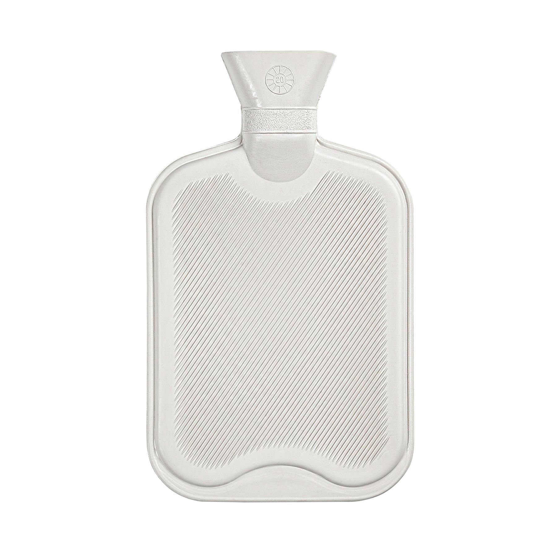 Harbour Housewares Hot Water Bottle - 2 Litres - Cream