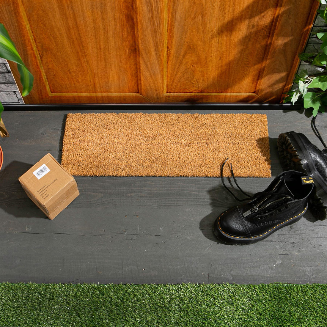 Coir Step Mat - 60 x 20cm - Plain