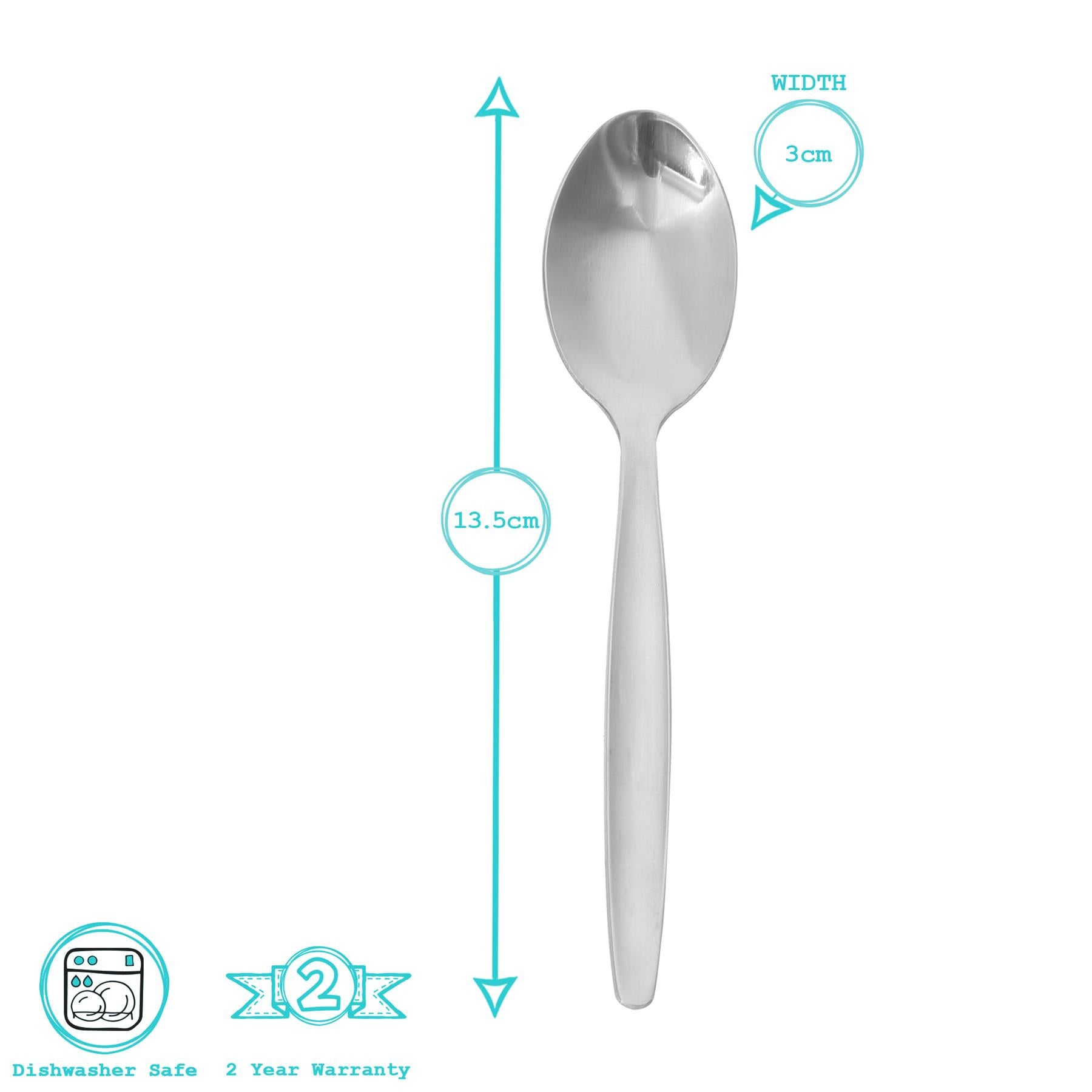 13.5cm Economy Stainless Steel Teaspoon