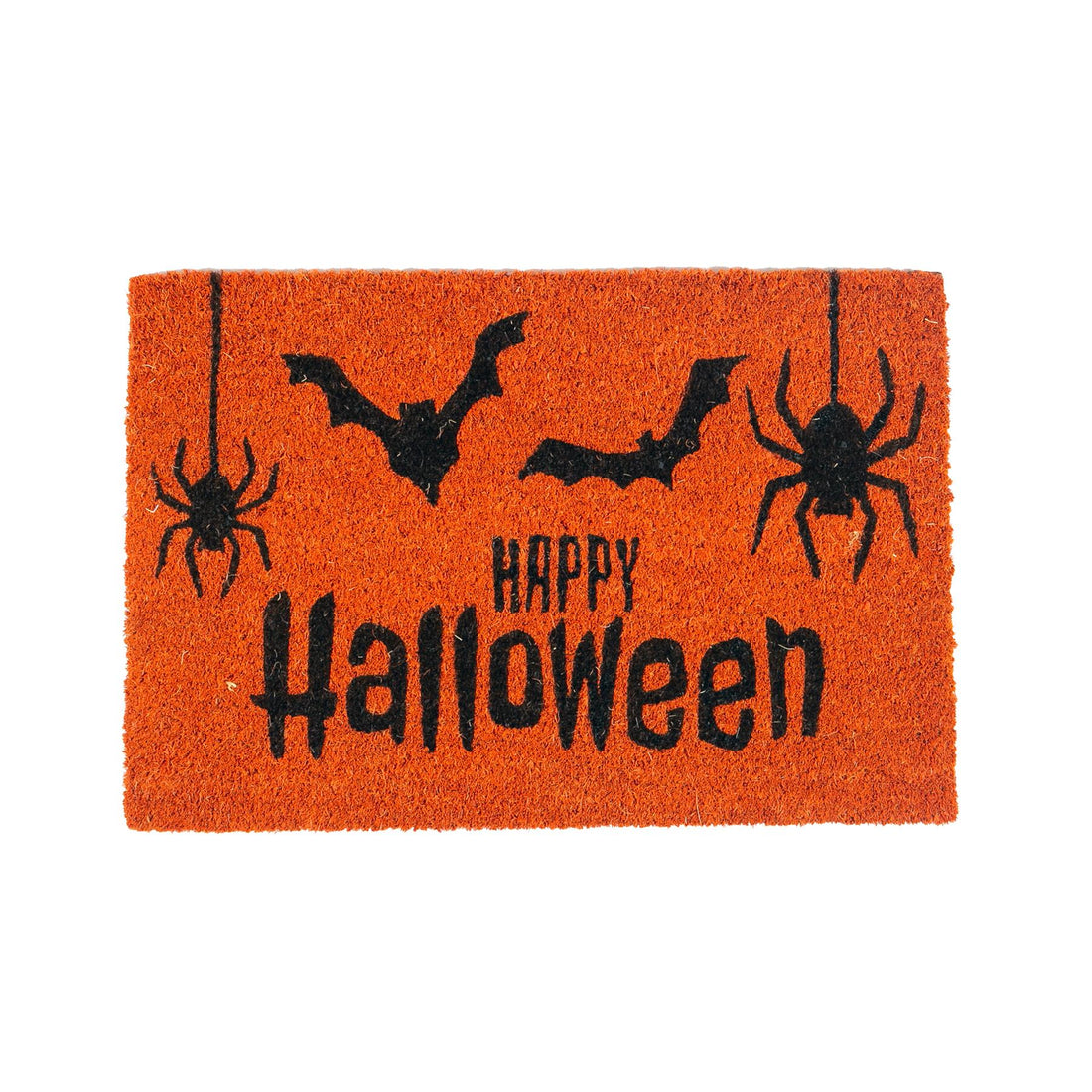 Nicola Spring Non-Slip Halloween Door Mats Pack of 2 - 60 x 40cm - Orange