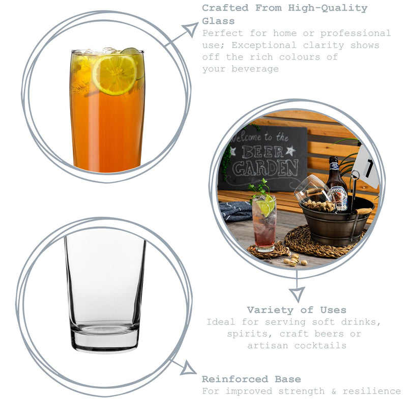 LAV Bardi Classic Willi Becher Beer Glass - Clear - 370ml