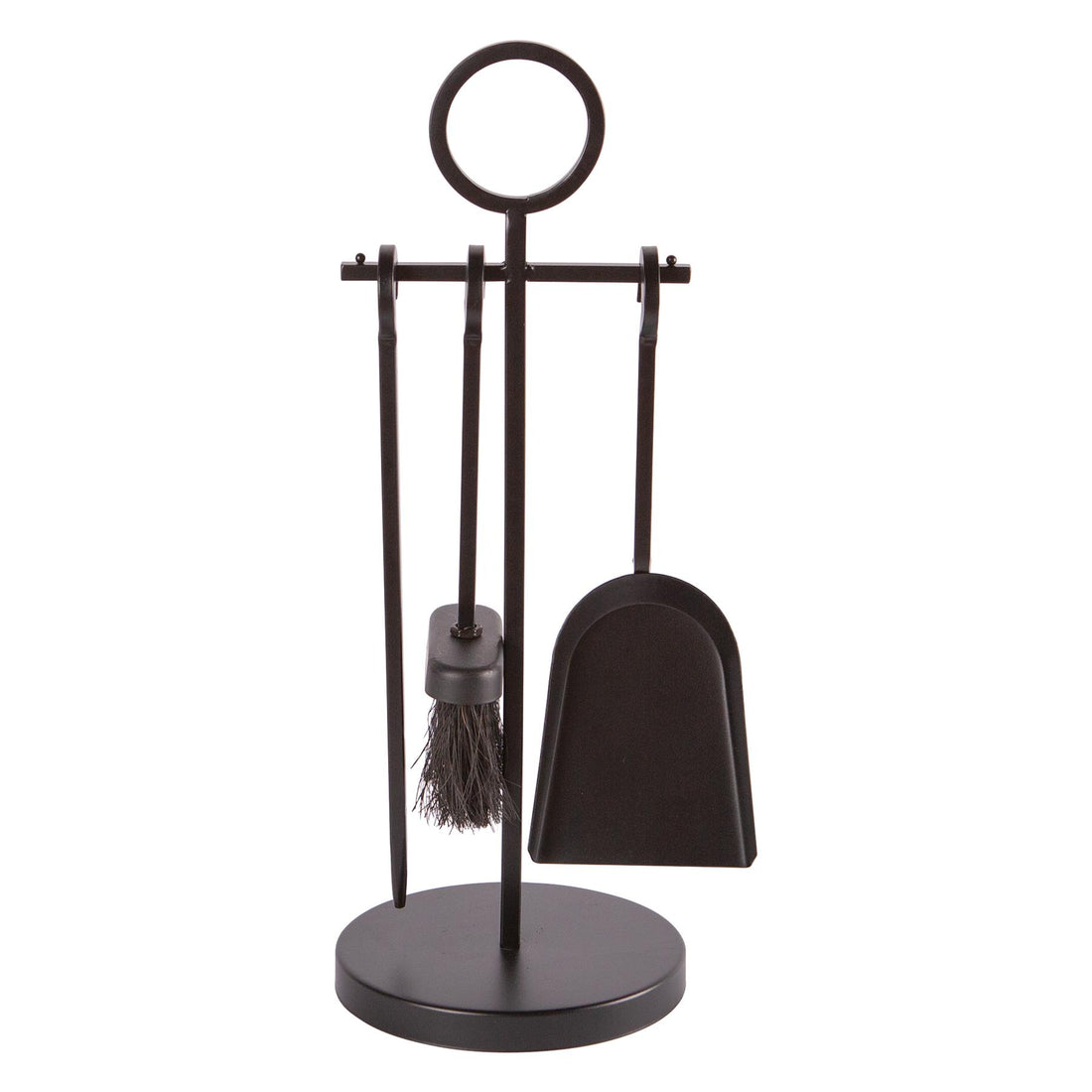 4pc Black Midhurst Fireside Companion Set - By Hammer &amp; Tongs